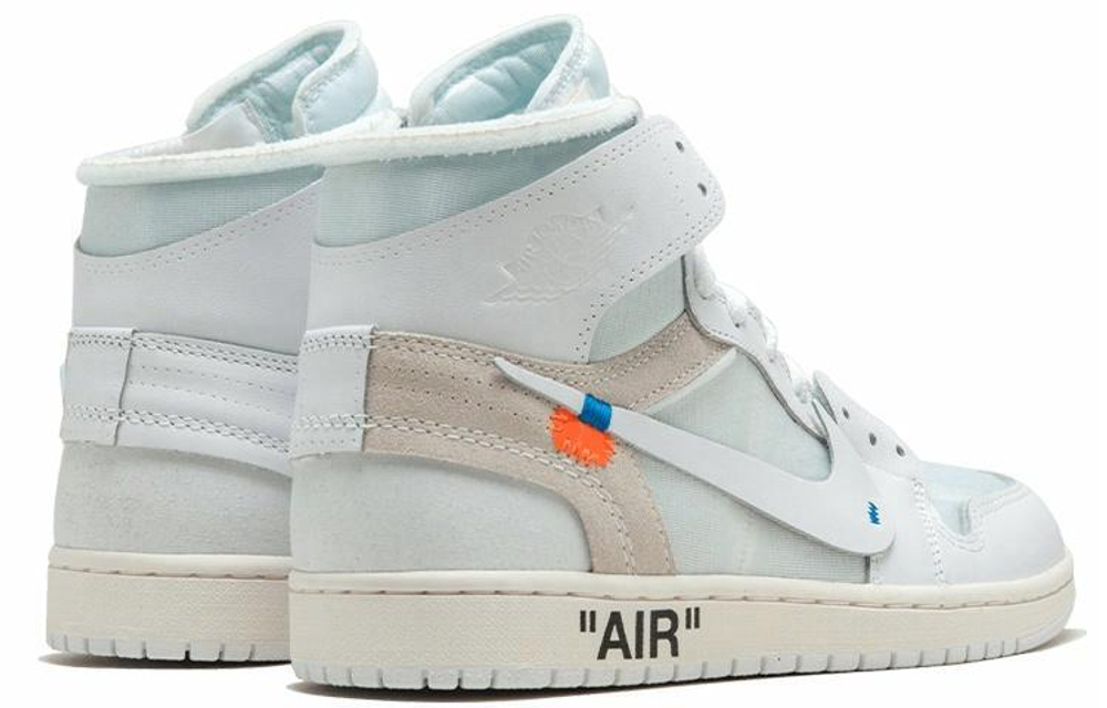 Кроссовки Off-White X Jordan Air Jordan 1 High White The Ten