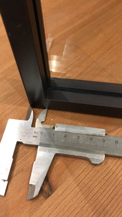 Профиль вертикальный Slim 17x29х3000мм