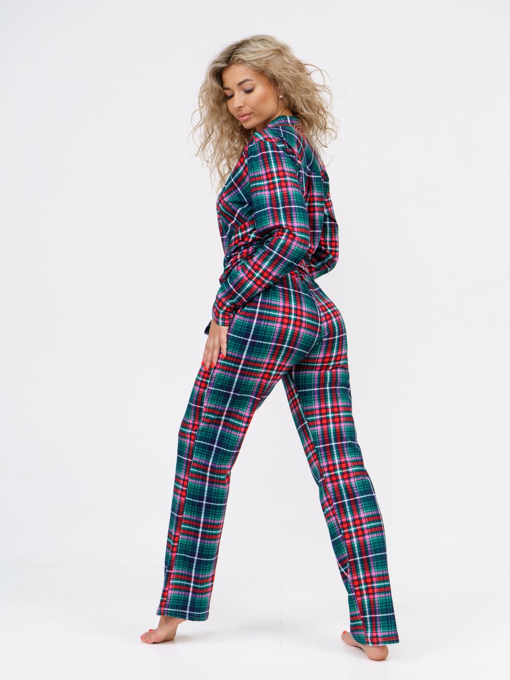 852 Пижама "Зеленая клетка" SveTekst (Акция)