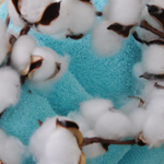 Полотенце махровое 40х70 хлопок 100%, голубое