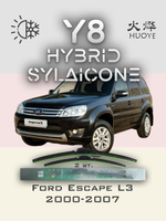 Щетки стеклоочистителя HUOYE Y8 475/475 мм на Ford Escape | Hook/J-Hook