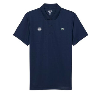 Мужское теннисное поло Lacoste Roland-Garros Edition Tennis - navy blue