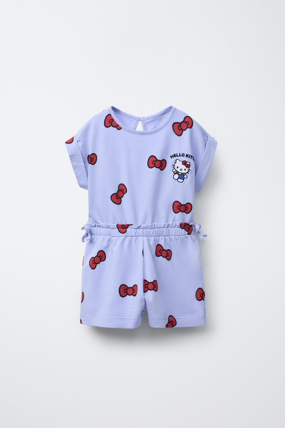 ZARA КОРОТКИЙ КОМБИНЕЗОН HELLO KITTY © SANRIO, СВЕТЛАЯ МАЛЬВА