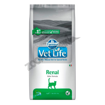 Farmina Vet Life Cat Renal Корм сухой лечебный для кошек при заболеваниях почек 5 кг