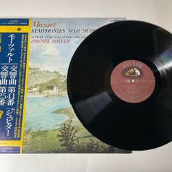 Винтажная виниловая пластинка LP Mozart Моцарт, Симфония 41, Symphony No.41 Jupiter Юпитер, No.25 (Japan 1984) (Obi)