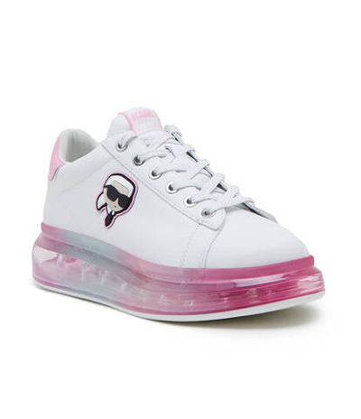 Кожаные кроссовки kapri kushion Karl Lagerfeld - белый(KL62630N)