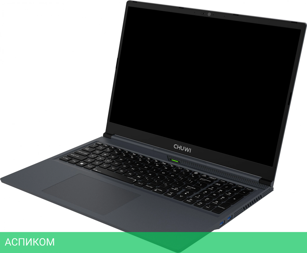 Ноутбук Chuwi GTBook Core i5 12450H 16Gb SSD512Gb NVIDIA GeForce RTX 3050 4Gb 15.6" IPS FHD (1920x1080) Windows 11 Pro grey WiFi BT Cam 4230mAh