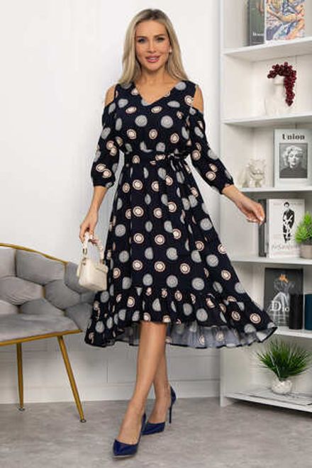 Платье Призма (синее) П13772-10М LT Collection