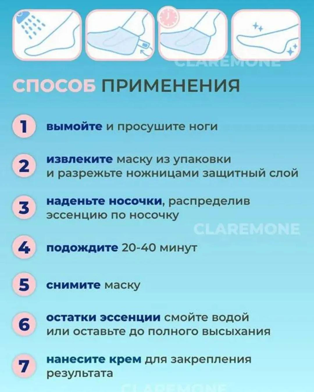 Маски для ног