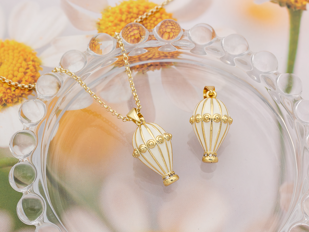 Подвеска Воздушный шар, 22мм, эмаль