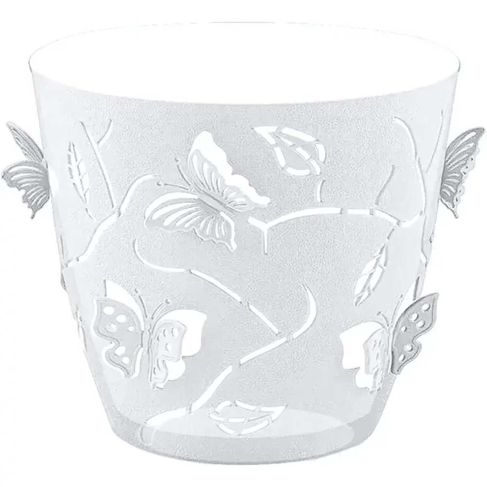 Горшок для цветов Butterflies со вставкой с дренажными отверстиями для орхидей 0,7 л кругл