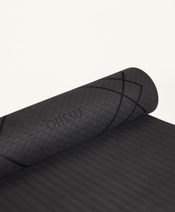 OYSHO Коврик для йоги толщиной 5 мм, антрацитово-серый