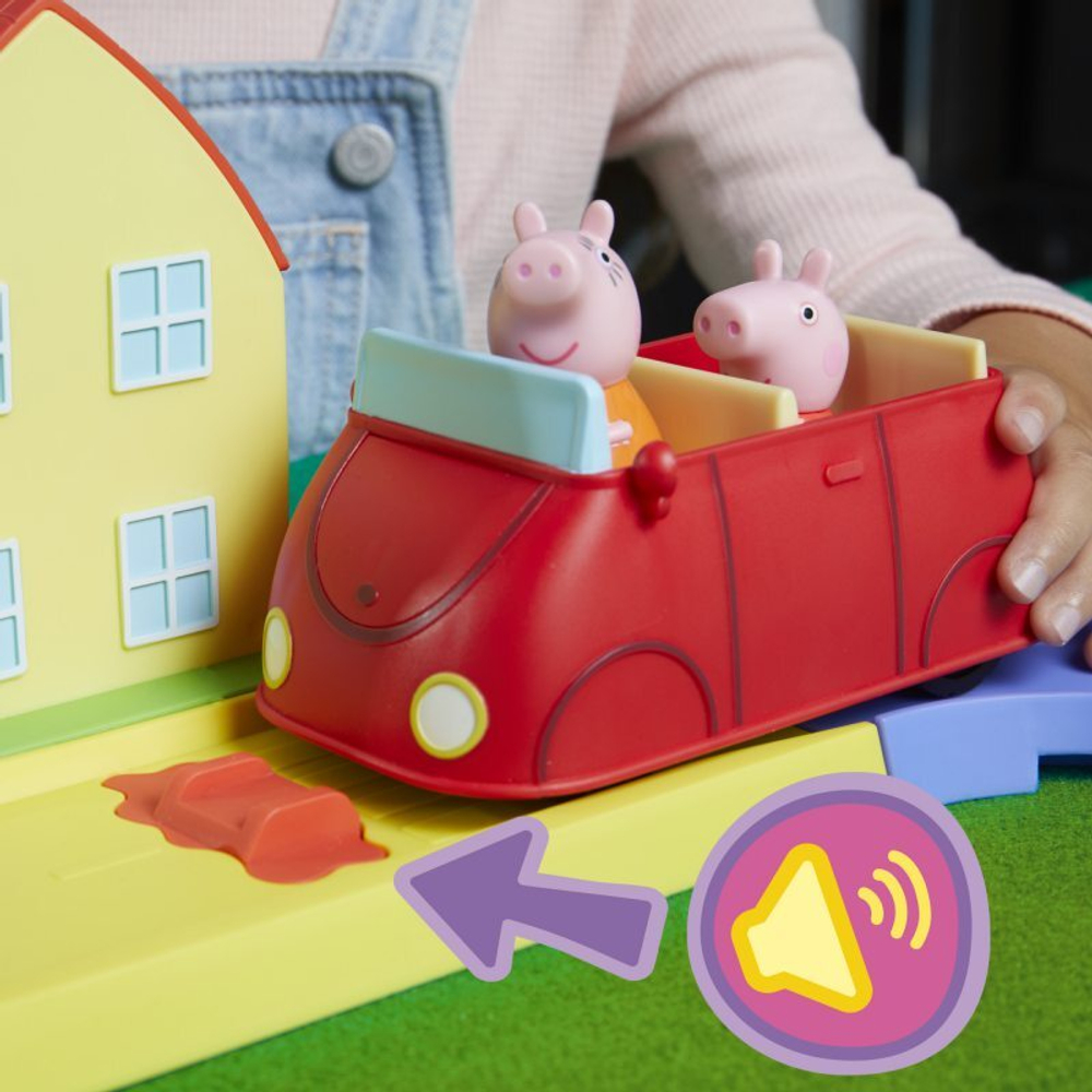 Hasbro Peppa Pig - Удивительное путешествие свинки Пеппы + автомобиль F4822