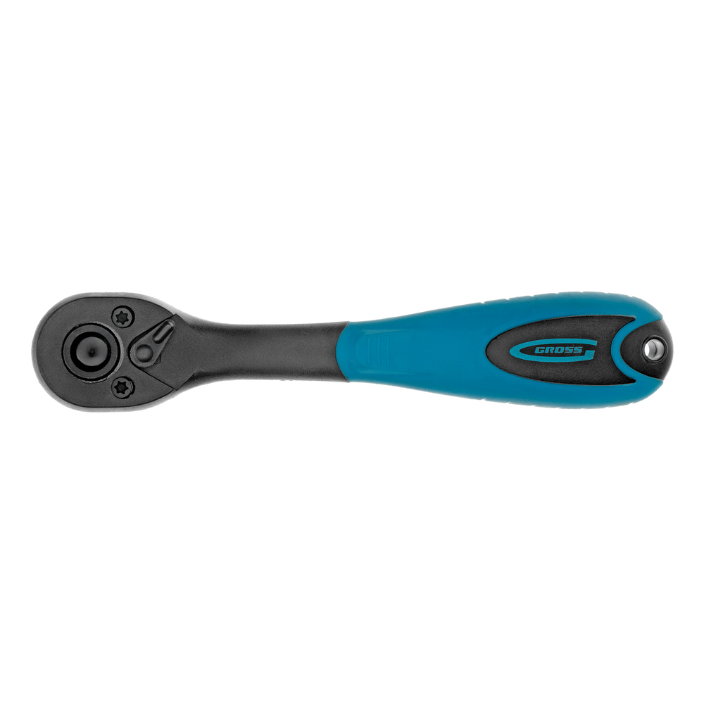 Ключ-трещотка 1/4", CrV, 72 зуба, с быстрым сбросом Gross