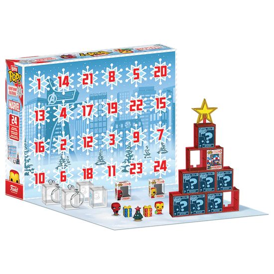 Набор подарочный Funko Bitty POP! Countdown Calendar Marvel Comics 87003 / Адвент-календарь Битти ПОП! по мотивам вселенной "Марвел"