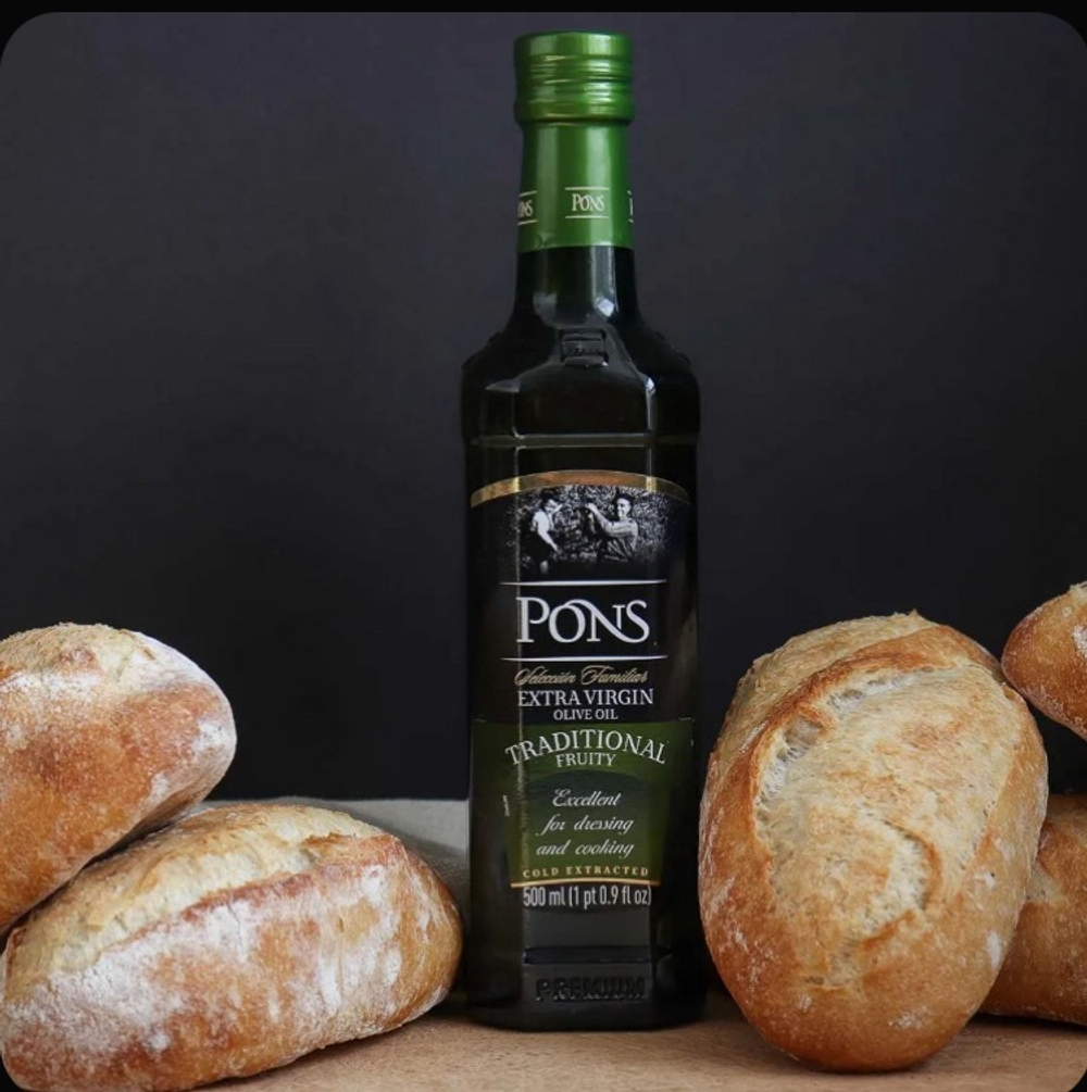 Оливковое Масло испанское PONS Extra Virgin 1л Испания, КАТАЛОНИЯ