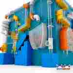 Пневмолабиринт детский «Космодром приключений», 2×1,5×1,8 м