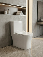 Унитаз моноблок безободковый 106 Flat P Trap