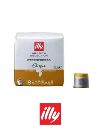 Кофе illy в капсулах ipso home, Эфиопия, средняя обжарка, 18 капсул