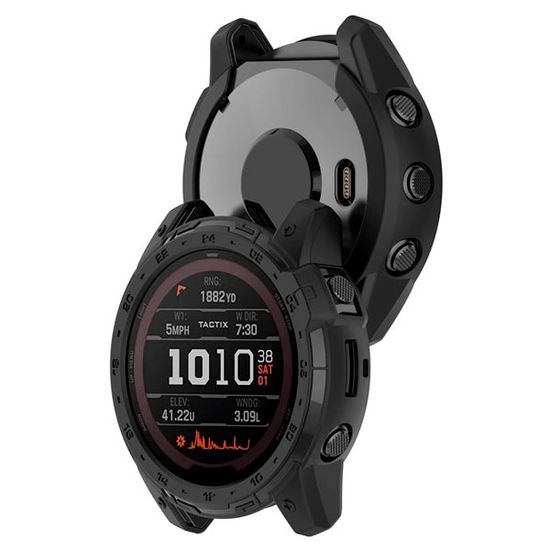 Защитный бампер чехол для часов Garmin Fenix 7X, Tactix 7 / 7 Pro, Enduro 2 материал TPU