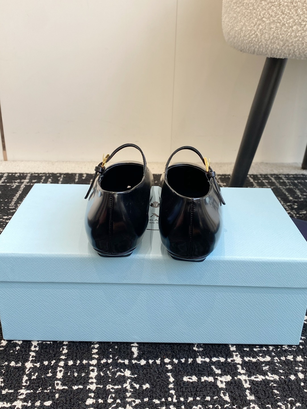 Prada Mary Jane Ballerinas
