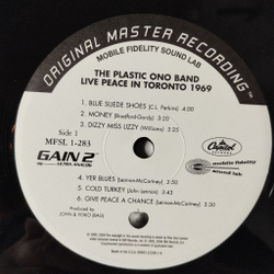 Винтажная виниловая пластинка LP The Plastic Ono Band Live Peace In Toronto 1969 (USA 2006) OMR
