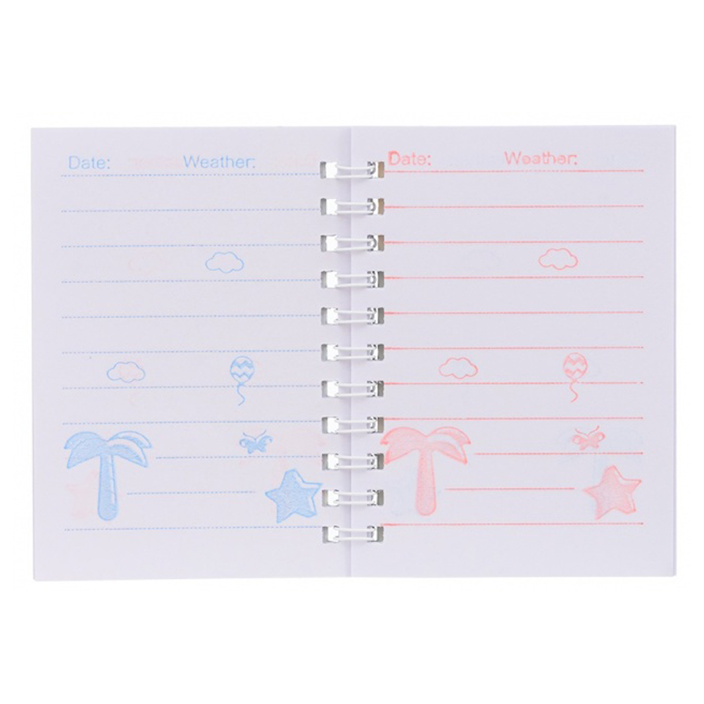 Блокноты детские формат А6, 4 шт, в линейку, 40 листов для записей и заметок, с рисунком капибара, MC-Basir, для школы и дома, размер 10.5x7.5 см