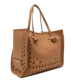 Кожаная сумка-шопер + поясная сумка GIANNI CHIARINI - коричневый(BS 10830 TKLFOR)