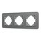 Рамка стеклянная FRM-OMALI-SFGS-3-GR Arlight 049714