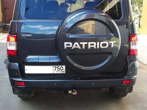 Фаркоп AvtoS для УАЗ 3163 с универсальной электрикой и сертификатом в комплекте, арт.(UAZ-04+electr)