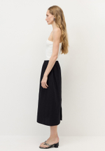 Юбка на резинке из фактурного хлопка