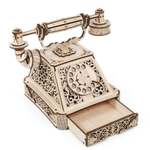 Деревянный конструктор Ретро Телефон (EWA)