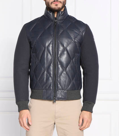 кожаная куртка jomix BOSS ORANGE - темно-синий(50476429)