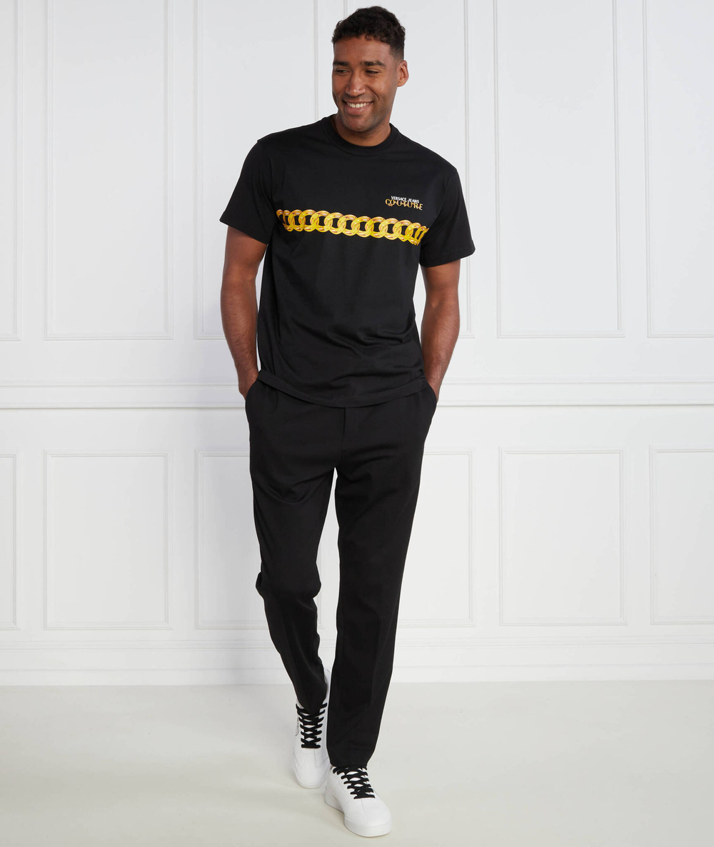 Футболка Versace Jeans Couture - черный(75GAHF02CJ00F)