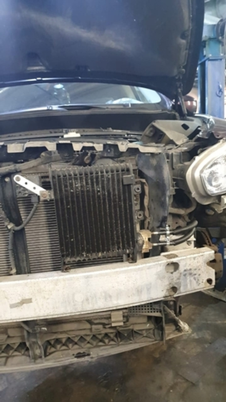 Перенос радиатора вариатора CVT за решетку радиатора