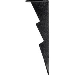 Держатель грунтовый ЭРА ДГ-02 для прожекторов и ландшафтных светильников черный для крепления в грунт