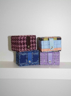 Шкатулка "цветная клетка"