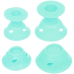 Бигуди силиконовые 40шт в косметичке «KUDRI», цвет голубой, два размера 2*5 и 1,5*3,9см