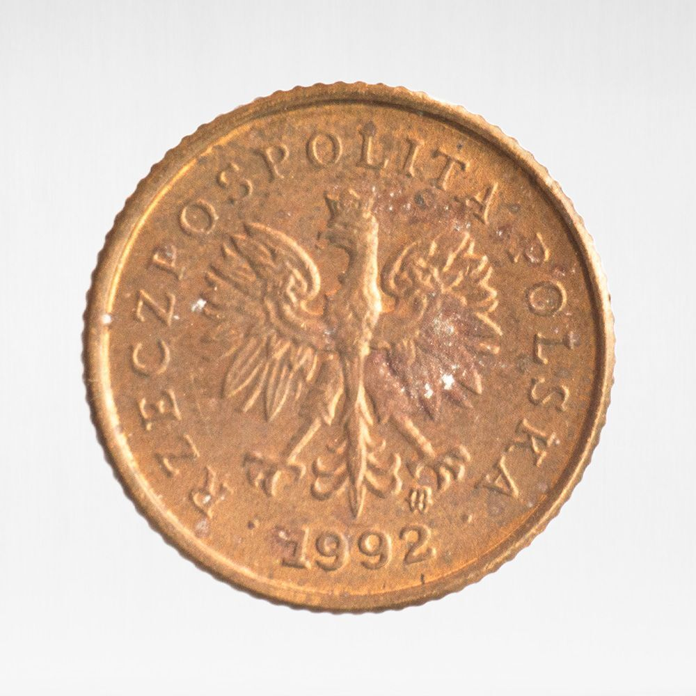 Poland, 1 Grosz, 1992, VF