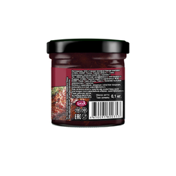 Соусы набор ассорти 5 шт по 100г: брусничный с грушей, малиновый с чили, клюквенный с апельсином, имбирем и корицей, облепиховый с анансом, жимолостный с розмарином и можжевельником