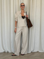 Брюки LINEN basic