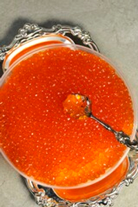 Икра зернистая лососевых рыб соленая фасованная (Горбуша) 180 гр.