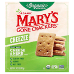 Mary's Gone Crackers, органические крекеры-снеки, сыр и травы, 113 г (4 унции)