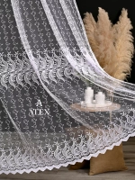 Тюль на отрез Вышитая