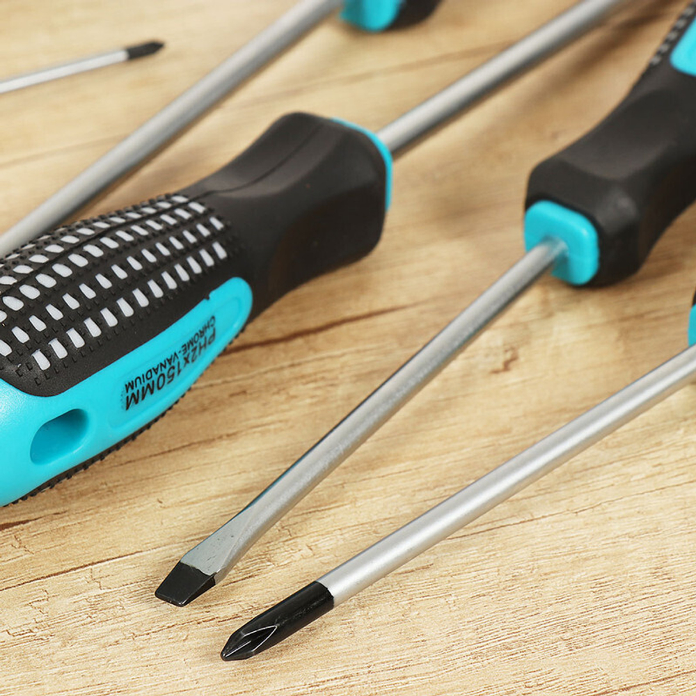 Отвертка с битами, 11 пр, Bartex, трехкомпонентная ручка, блистер, Anti slip, AI-3004004, шт