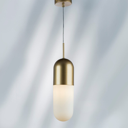 690113 Подвесной светильник RAMO 1х40W E27 ШАМПАНЬ/БЕЛЫЙ