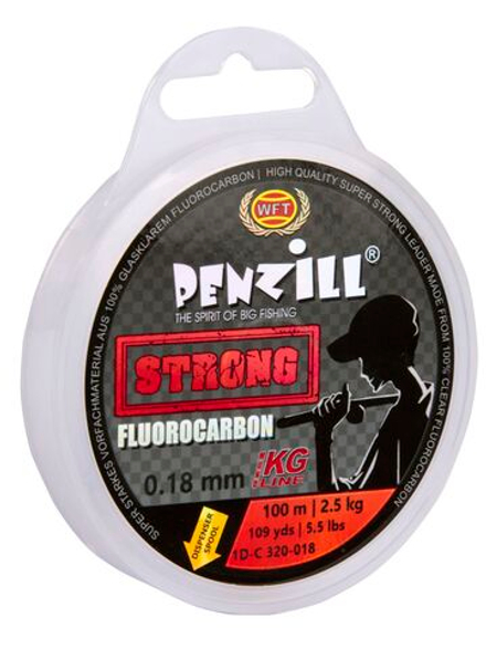 Леска монофильная WFT KG Penzill FLUOROCARBON Strong 100 м, 0.18 мм