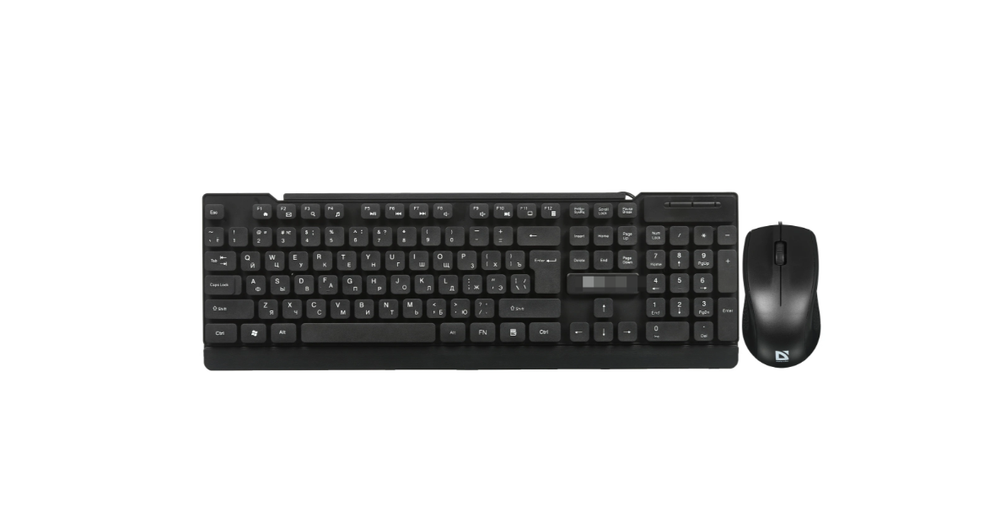 Клавиатура+мышь проводная York C-777 черный