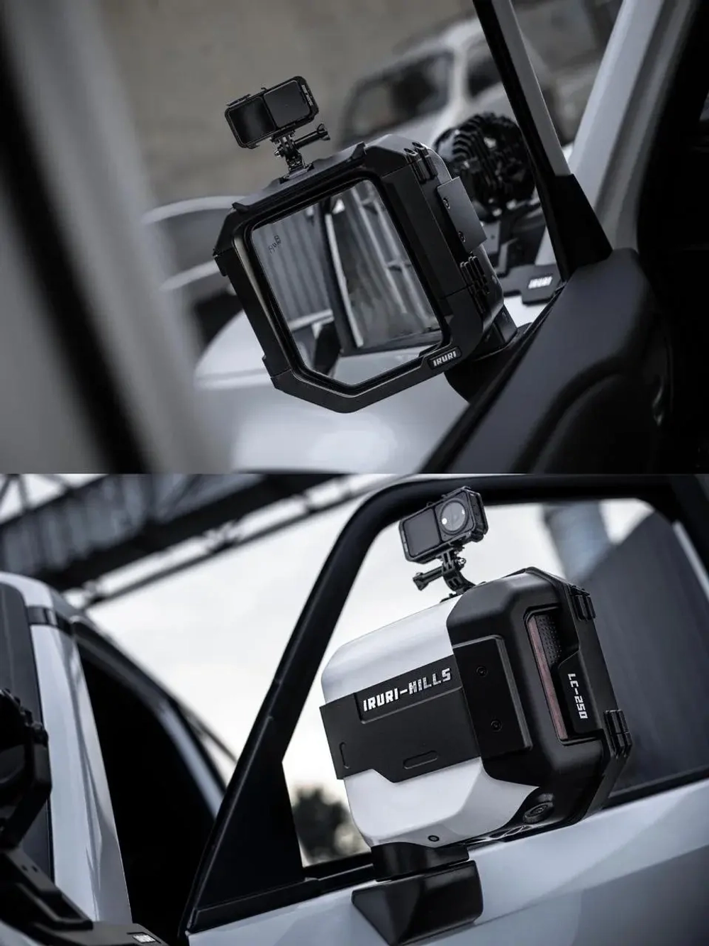 Функциональная накладка с крепежом на зеркала заднего вида для Toyota Land Cruiser Prado 250 LC250 2024+ Накладки GoPro