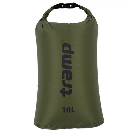 Гермомешок TRAMP Nylon Ultralight 10л, артикул TRA-309, цвет Оливковый